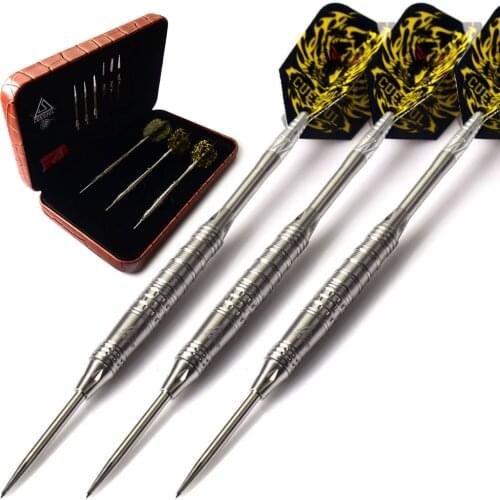 CUESOUL Fighting-Soul 18g 95% Tungsten Conversation Steel Tip Darts With Luxury Cue Case