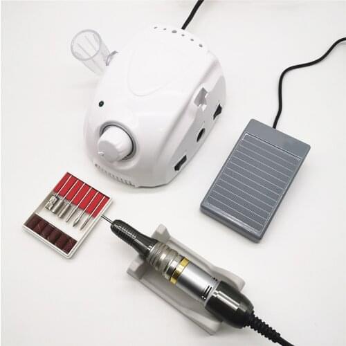 Strong 65W Electric Nail Drill MicroMotor BT marathon Handpiece Set 35000RPM Manicure machine Nail File Milling Cutter Equipment
