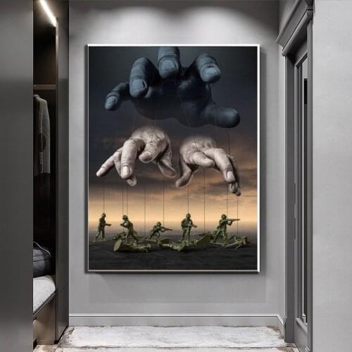 Poland Igor Morski Abstract Art Canvas Painting Soldier Wall Prints Posters Wall Pictures for Living Room Home Cuadros Decor