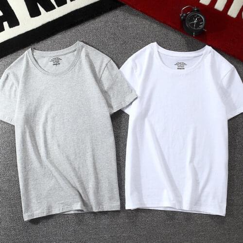 Summer high quality 100% premium full Custom Logo cotton t-shirt custom print men 3d blank t shirt