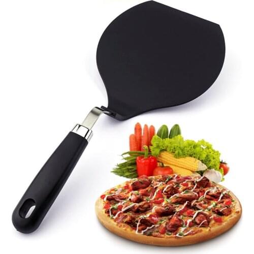 Pizza Shovel Pancake Turner ABS Handle Anti Scelding Round Cake Transfer Cheese Spatula Pizza Peel Kitchen Baking Pastry Tools