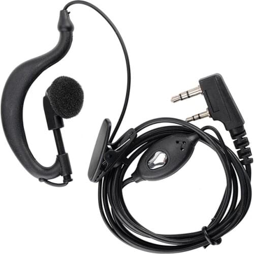 Earpiece Microphone Headset for Radio Two Way Baofeng UV5R UV-82 BF-888S for Kenwood Walkie Talkie Accessories Headphone