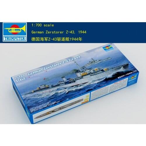 Trumpeter TR05789 1/700 German Zerstorer Z-43 1944 Plastic Model Kit