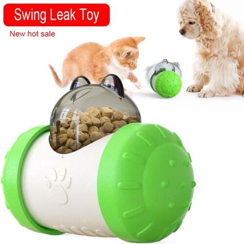 New Pet Toys Dog Food Leaker Strong Durable Antiwear Put Cat Food Dog Food And Pet Snacks In Rocking Tumbler Slow Food Toys