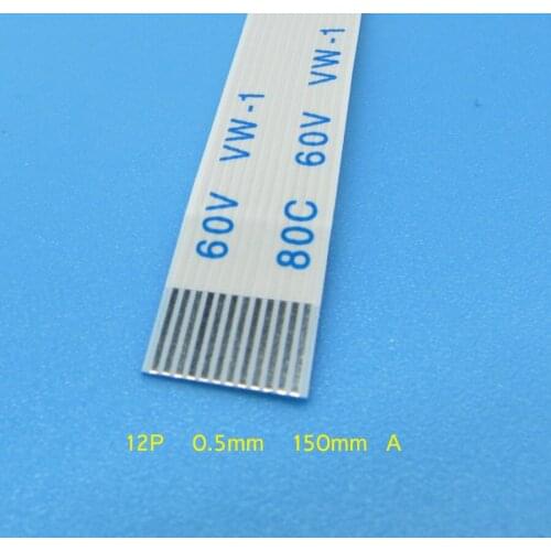 2pcs New Flat Switch Ribbon Flex Cable Power Button 12pin Width 6.5mm Length 150mm A for HP DV9000 CTO DV6000 Series E118077