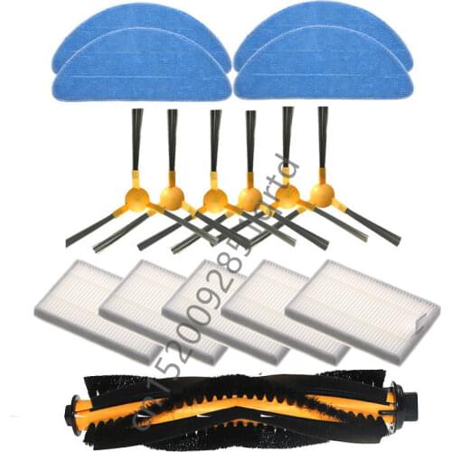 Robot Main Brush Side Brush HEPA Filter Mop Cloth for Proscenic 830P 820P Robotic Vacuum Cleaner Spare Parts Accessories