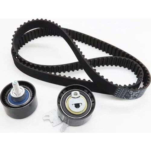RWSYPL Engine Timing System Belt & Tensioning Wheel & Pulleys Kit For Peugeot 206 207 301 307 308 408 508 2008 Citroen C2 C4L C5