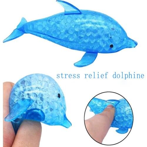 Sensory Stress Ball Shark Dolphin Fidget Toys Stress Relief Water Toy for Kids Adults with Autism ADD and ADHD dropshipping#38