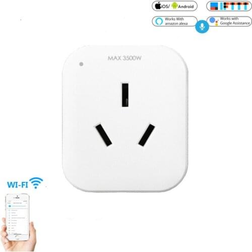 WiFi Smart Socket Power AU Plug Mobile APP Remote Control Work with Amazon Alexa Google Home Energy Monitor No Hub Required