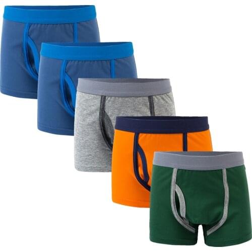 1 pcs 2 to 12 years Boys panties kids solid color underwear panties kids cotton Panties children boxers briefs panties for boys