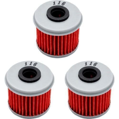 3pcs Motorcycle Engine Oil Filter for Honda CRF450X CRF450 X CRF 450 X 2005-2009 2012-2016 /CRF450R CRF450 R CRF 450 R 2002-2016
