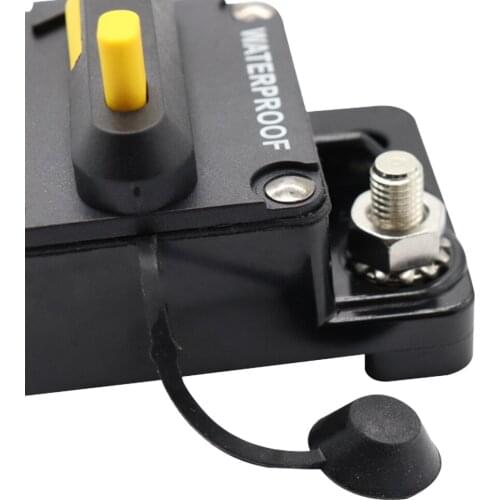 50 Amp Circuit Breaker with Manual Reset, 12V-24V DC Auto Car Marine Stereo Audio Circuit Breaker Reset Fuse Inverter