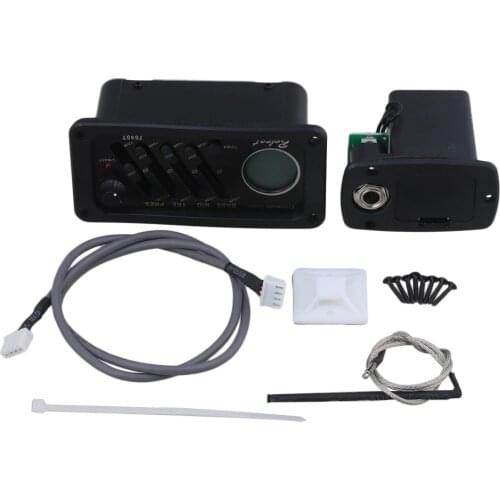 Acoustic Classical Guitar Preamp Equalizer Tuner Set with Volume 7545T