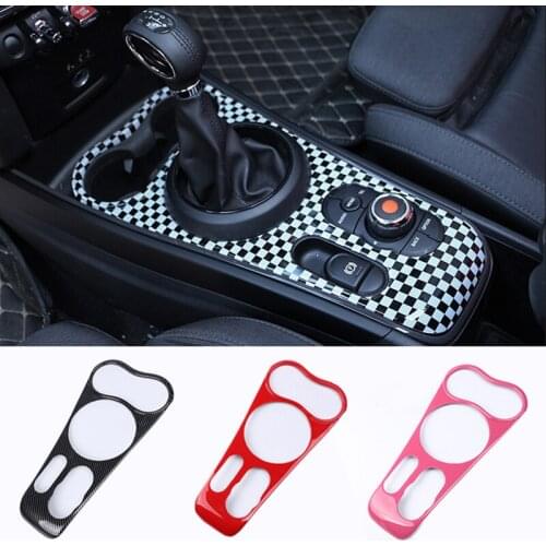 Car Interior Moulding Center Console Gear Shift Panel PC Stickers Cover Trim Decal For Mini Cooper F60 Countryman Car Styling