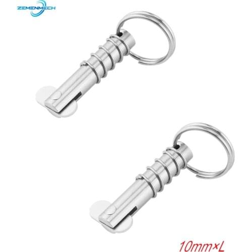 2PCS 10mm 316 Stainless Steel Boat Quick Release Pin Marine Hardware Deck Hinge Replacement Accessories Marine Boat Accessories