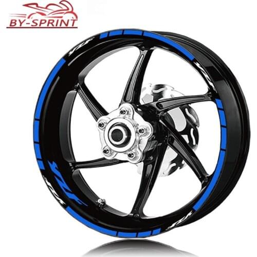 For YAMAHA YZF R6 R1 R3 R25 Motorcycle Accessories Rim Wheel Decal Sticker Reflective Waterproof Protection Decals Sticker LOGO