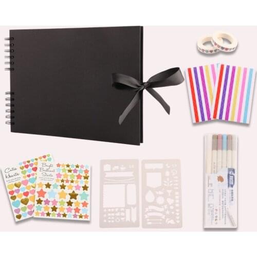 Photo Albums 80 Pages Memory Books A4 Craft Paper DIY Scrapbooking Picture Wedding Anniversary Birthday Childrens Lover Gift