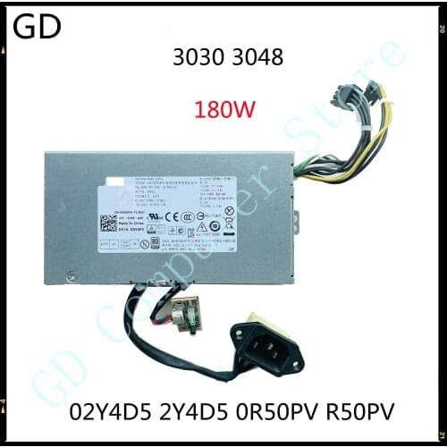 GD For Dell Optiplex 3030 3048 180W Power Supply 02Y4D5 2Y4D5 HU180EA-00 DPS-180AB -14 A AC180EA-00 D180EA-00 HKF1802-3D