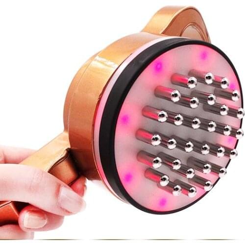 Far-infrared micro electric shock heating five elements health meridian brush electric massage health instrument dredge massage