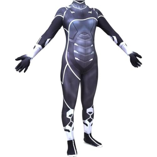 Super villain Symbiote Black Cat Superhero PS4 Black Cat Cosplay Costume Halloween Adults Kids Bodysuit Zentai Second Skin Suit