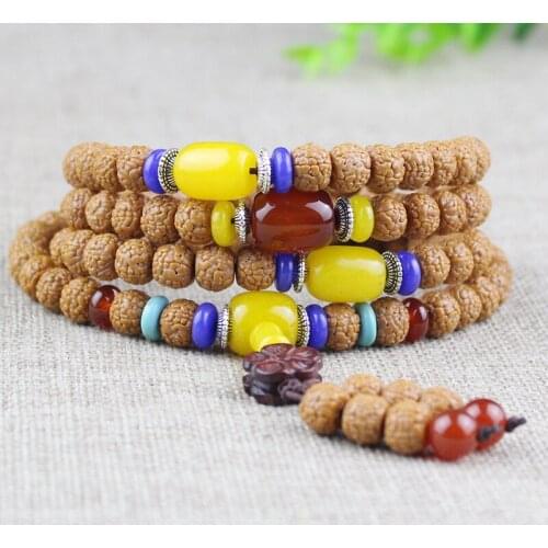 Little Vajra Bodhi Bracelet 108 Buddhist Prayer Beads Wenwan