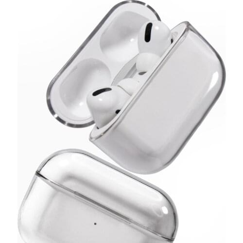 Transparent Cases For AirPods Cases Bluetooth Wireless Earphone Protective Cover For Airpods 2 1 PC Clear Hard Case Shell