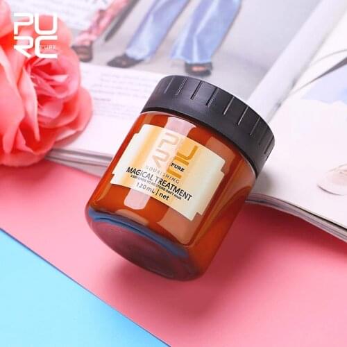 PURC Magical Hair Mask 120ml Argan Hair Oil Conditoner Natural Keratin Repair Masque Treatment Soft Shiny Hair Care