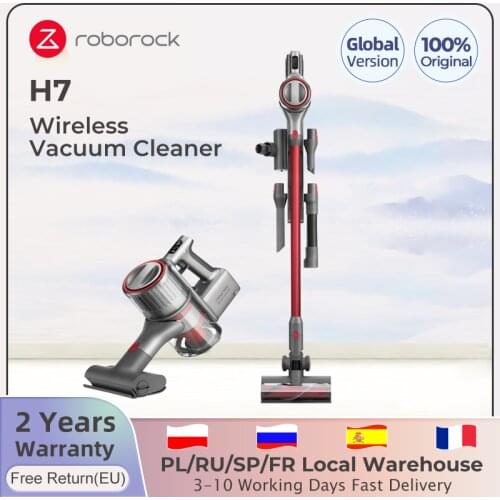 Roborock H7 Wireless Handheld Vacuum Cleaner Strong160AW Suction,3610mAh Battery Update from Roborock H6