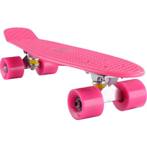 Retro 22 Inch Penny Board Cruiser Skate Board Complete Assembled Plastic Banana Fish Skateboard Childrens Sport Toy Scooter