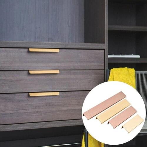 Modern Furniture Kitchen Cabinets Wardrobe Drawer Pull Knob Door Metal Hidden Furniture Handle For Cabinets And Drawers fitting