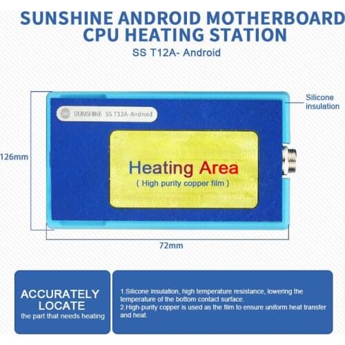 SS-T12for Android repair motherboard layered heating station, hard disk chip IC heating removal and separation