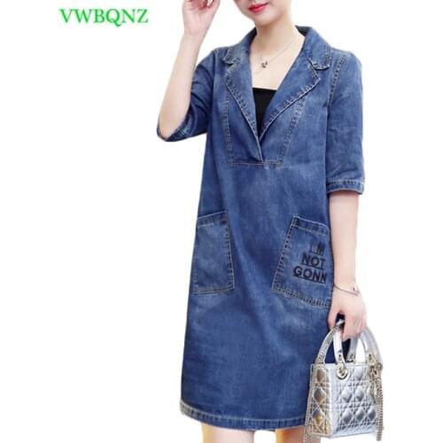 Модные джинсовые платья VWBQNZ China At AliExpress