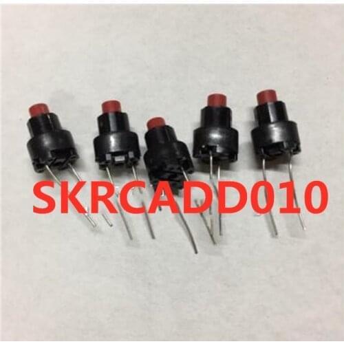 100pcs SKRCADD010 Waterproof dust 2 foot round light touch switch button washing machine button 9 * 13