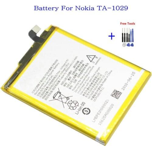1x Genuine Retail / Bulk 4000mAh / 15.4Wh HE341 Phone Replacement Battery For Nokia TA-1029 Batteries + Repair Tools kit