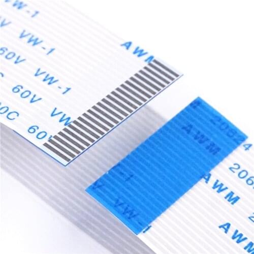 2 pcs FPC FFC Jumper Flexible Flat Cable 24 PIN 0.8 mm pitch Reverse Type B Length 200 mm Opposite Contact Sides ZIF