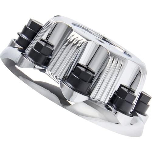 8 Lug CHROME Wheel Center Hub Cap Nut Cover For Chevy GMC Sierra 1500 2500 3500 Yukon Suburban