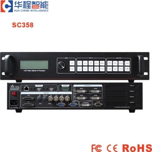 Amoonsky HDMI LED Video Processor seamless switching 4K Video Splicing Processor SC358 for full color LED Display Screen