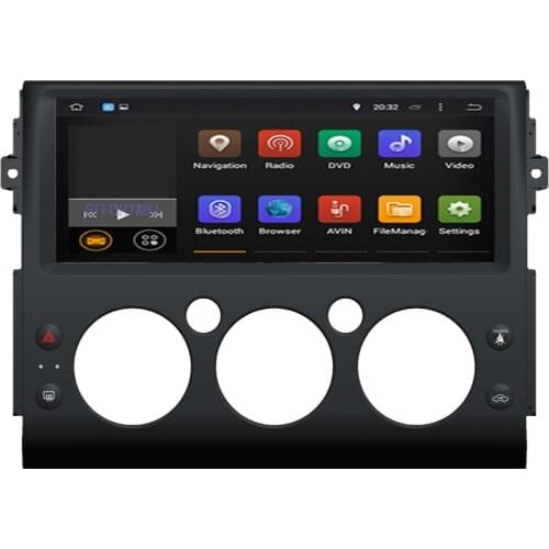 12.3 inch Car radio player Car Multimedia Radio Android 10 Octa Core 4GB RAM Car GPS Navigation For Toyota FJ Cruiser 2006-2019