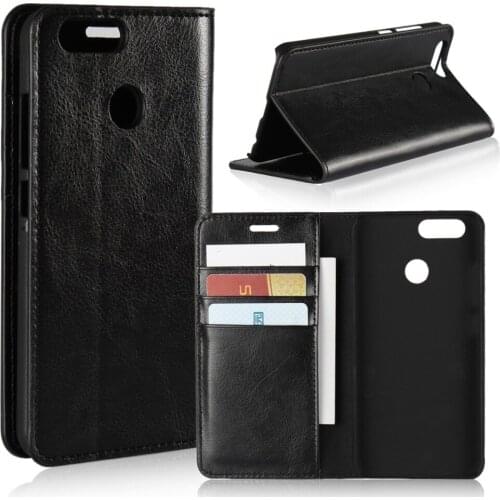 Luxury Genuine Leather Wallet Flip Case Cover For Huawei Nova 2 Nova2 Plus