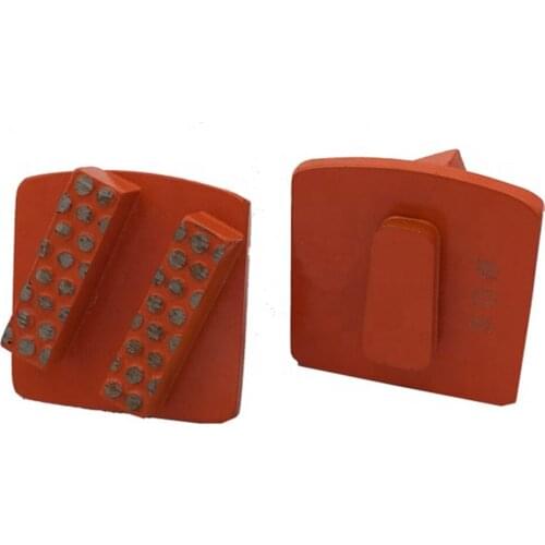 CT16 Two Rough Grinding Segments Floor Pads Redi Lock Grinding Shoes Husqvar-na Diamond Polishing Disc for Glue Epoxy 12PCS