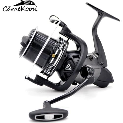 CAMEKOON big strong metal body spinning reel 6+1 bbs peche carp surf fishing sea 4.1:1 long shot casting wheel super smooth coil