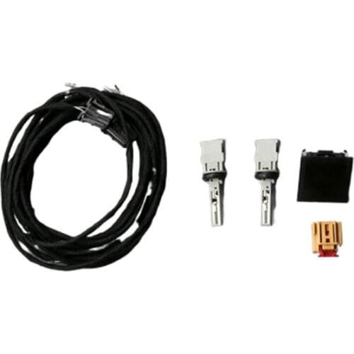 OEM Automatic Air Conditioning Sensor Set Solar Sensor Discharge Temperature Sensor with Cable Wiring for VW Golf 7 MK7