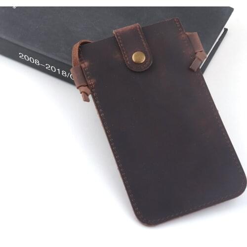 Bark Natural Genuine Leather Cell Phone Purse Wallet,Phone Crossbody Sling Bag,Iphone 6s Bag,Cell Phone Pouch, Gift for Mother