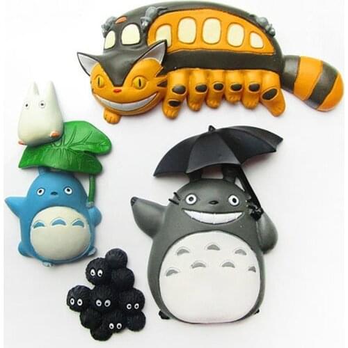 Creative Cartoon Totoro Decorative Refrigerator Magnetic Refrigerator Strips 3D Fridge Magnet Sticker Travel Souvenir Decoration
