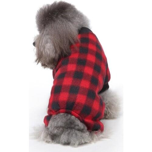 Pet Soft Comfortable Lovely Pajamas For Small Medium Dogs Puppy Autumn & Winter Costume Clothes Anti-cold Warm Pet Dog Clothes