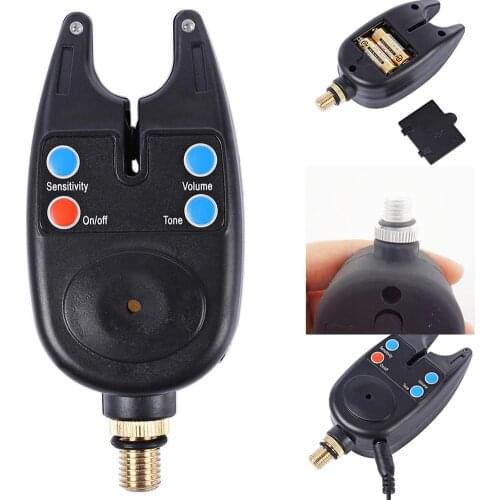 NEW Outdoor Night Fishing Bite Alarm Sound Alert LED Indicator Light Helpful Tool