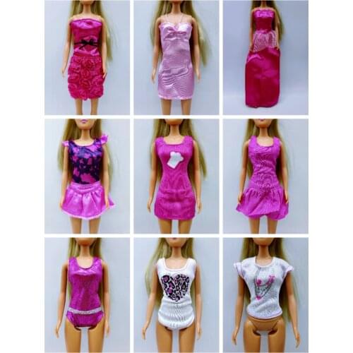 30cm Doll Dress Fashion Clothes handmade outfit For Barbie Doll Accessories Baby Toys Best Girl' Gift