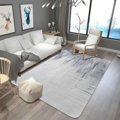 Nordic Minimalist Geometric Thick Anti-Skid Carpet for Living Room Bedroom Floor Mat Absorbent Kids Playing Big Carpets Area Rug