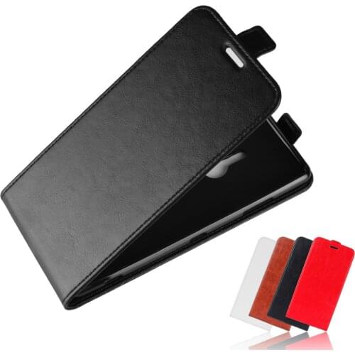 Luxury PU Leather Flip Case Vertical Open Down Up For Sony Xperia XZ3 / XZ2 Premium / XA2 Plus / L3 Coque