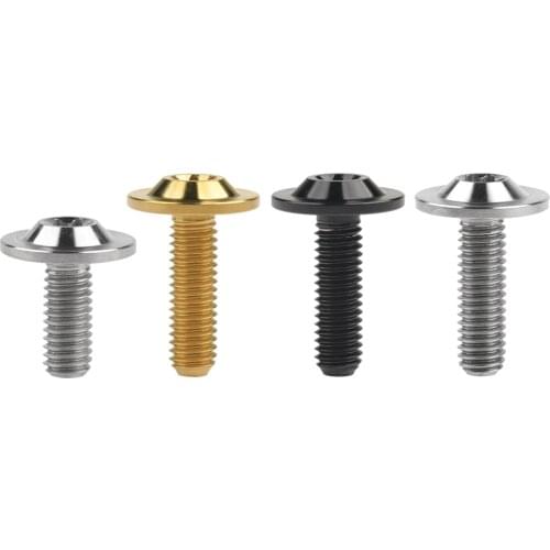 Xingxi Titanium Ti Bolt M6X15 20mm Torx Head Screw for Riding Bicycle Brake level Stem Bike Parts Fasteners